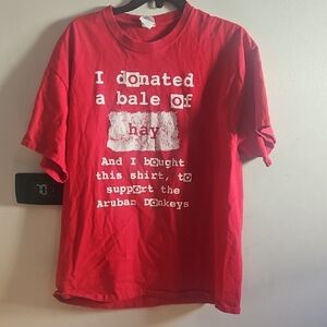 Port and Company Vibrant Red Graphic Tee